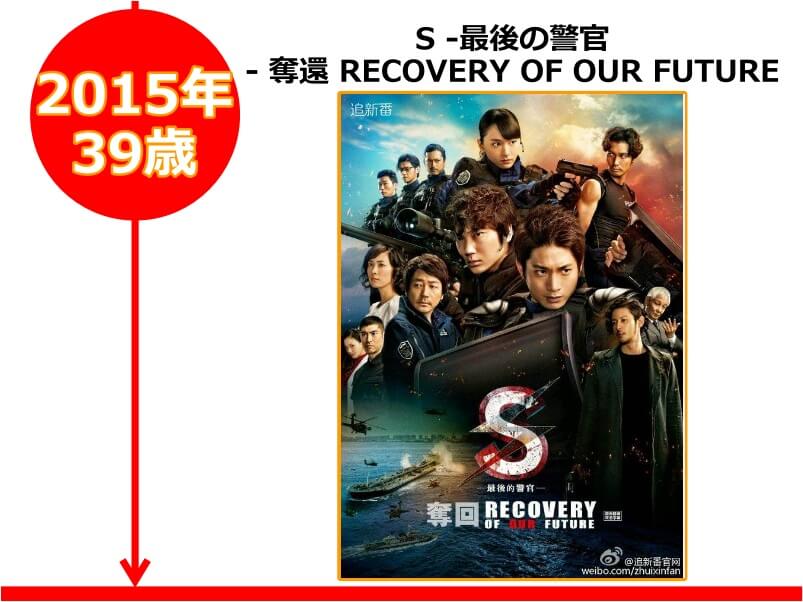 オダギリジョーさんが39歳の時に出演した映画「S -最後の警官- 奪還 RECOVERY OF OUR FUTURE」