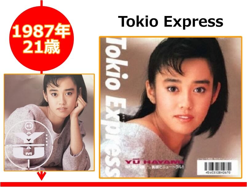 早見優さんが21歳の時にリリースした「Tokio Express」