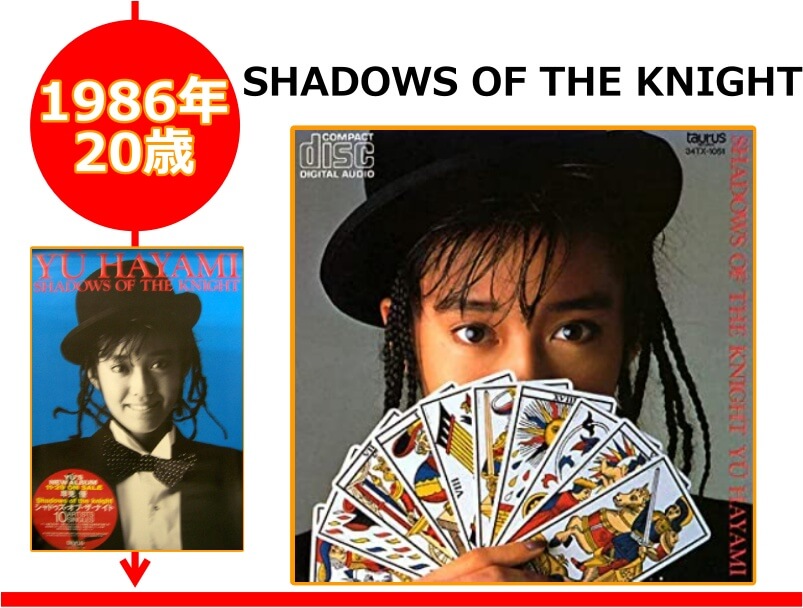 早見優さんが20歳の時にリリースされたアルバム「SHADOWS OF THE KNIGHT」